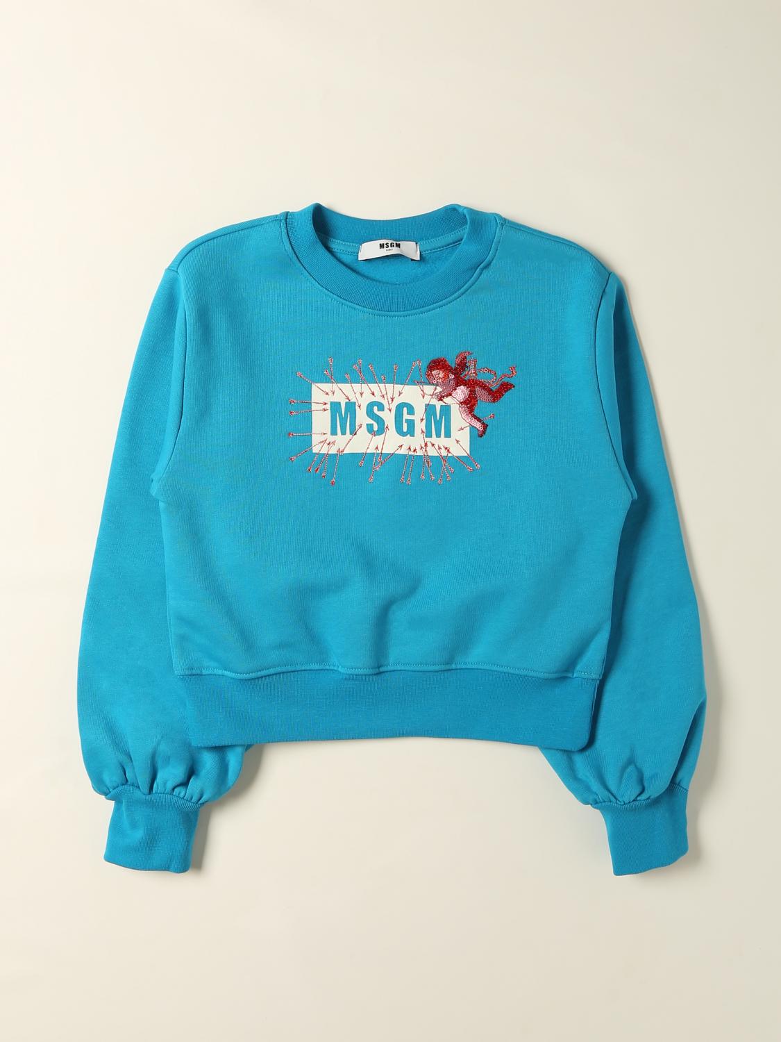 Msgm Kids Msgm Kids sweatshirt with logo