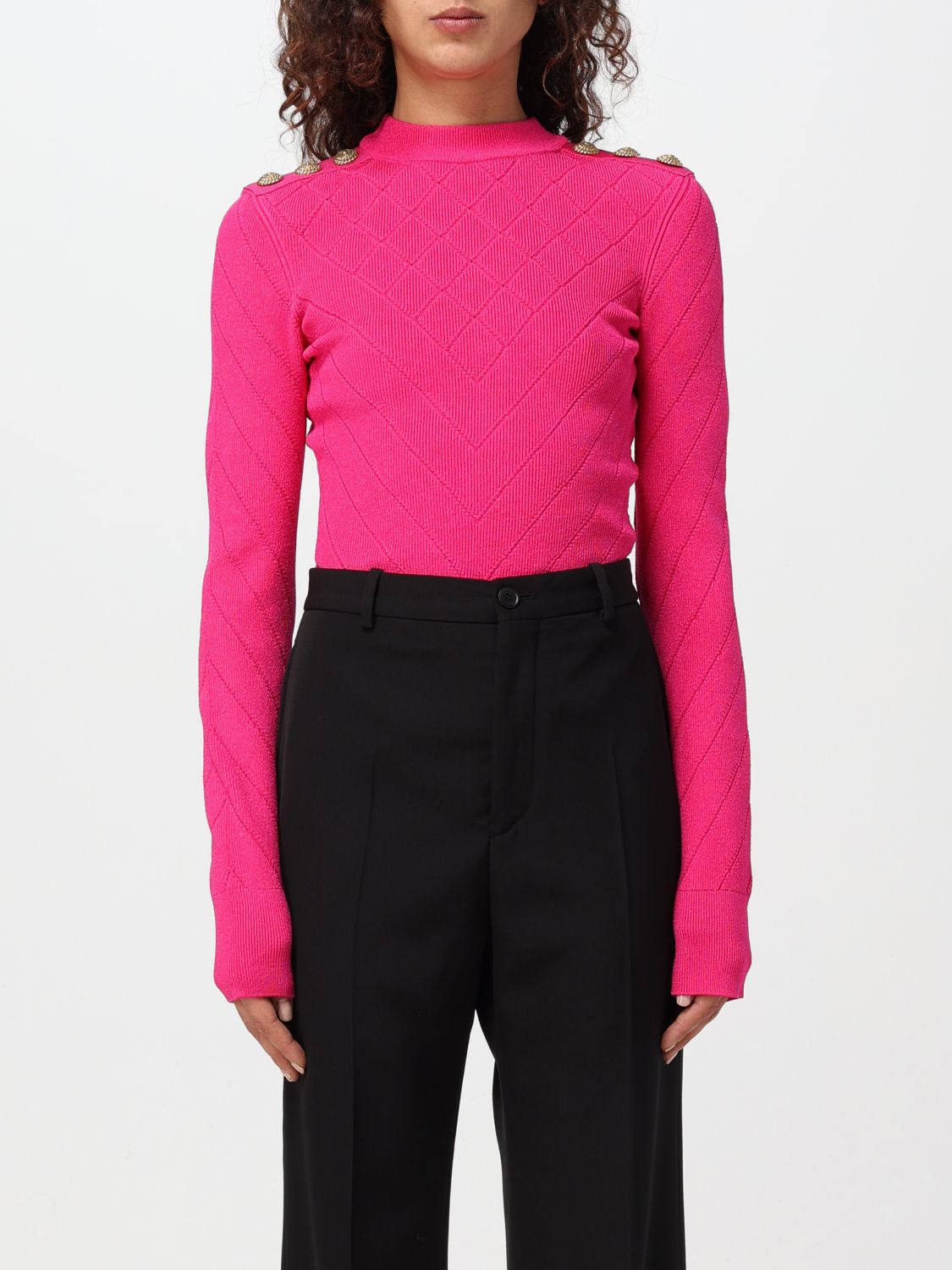 Balmain Sweater BALMAIN Woman color Pink