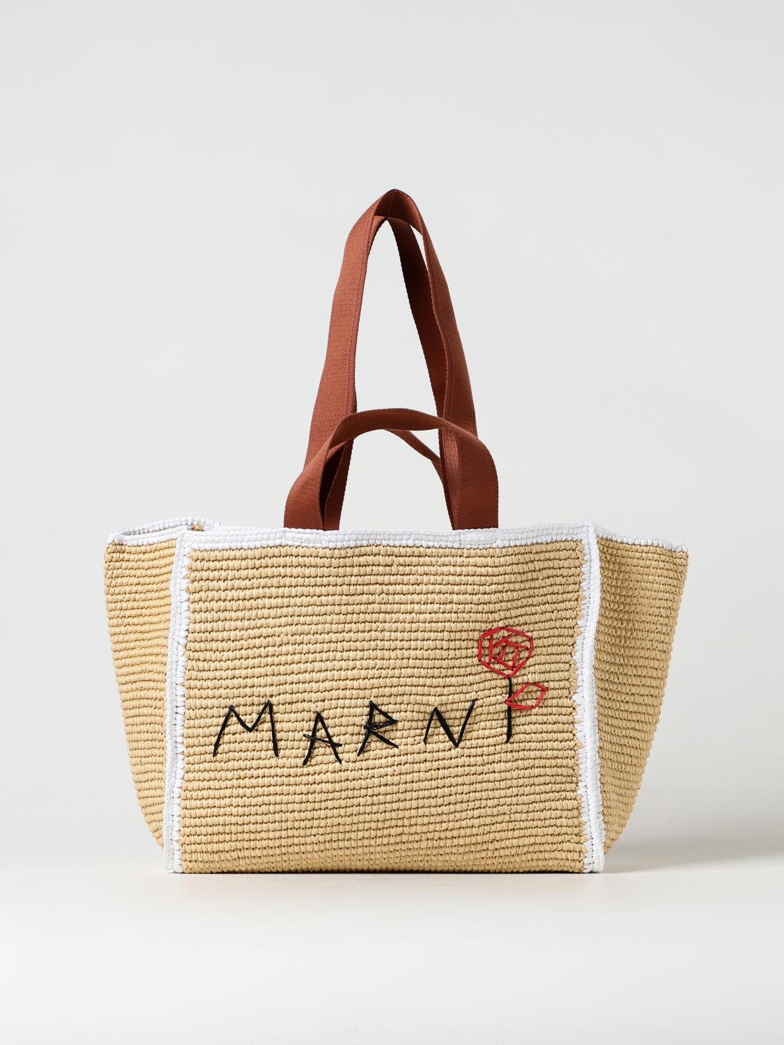 Marni Tote Bags MARNI Woman color Natural