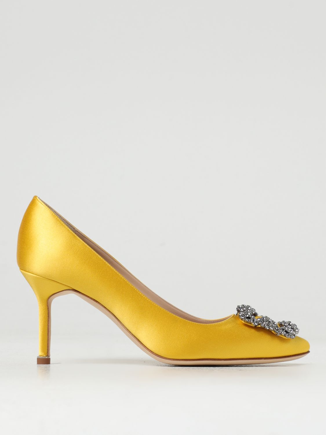 Manolo Blahnik Court Shoes MANOLO BLAHNIK Woman colour Yellow