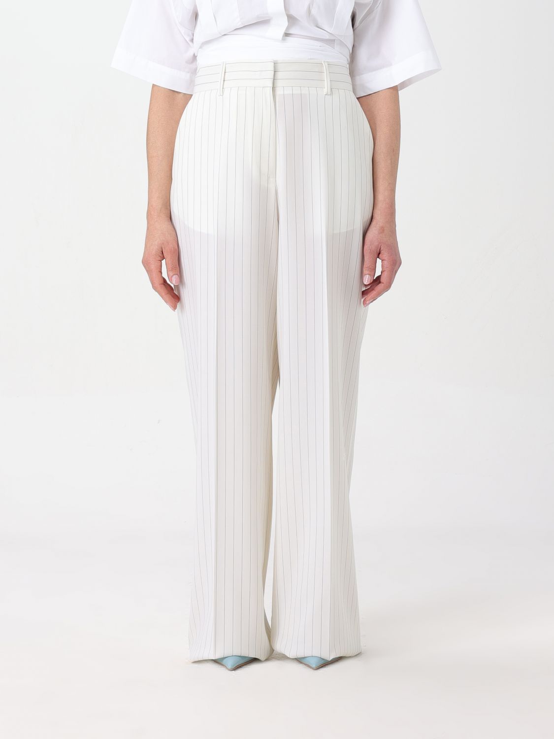 Msgm Trousers MSGM Woman colour White