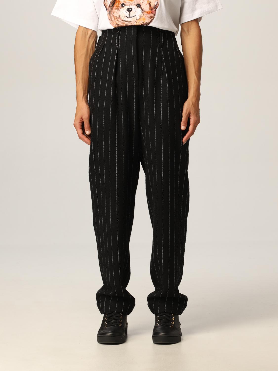 Moschino Couture Moschino Couture trousers in pinstripe