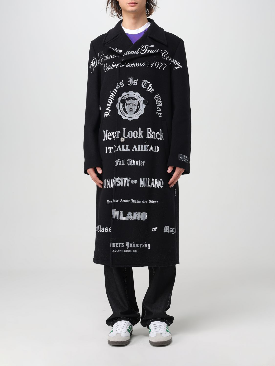 Msgm Coat MSGM Men colour Black