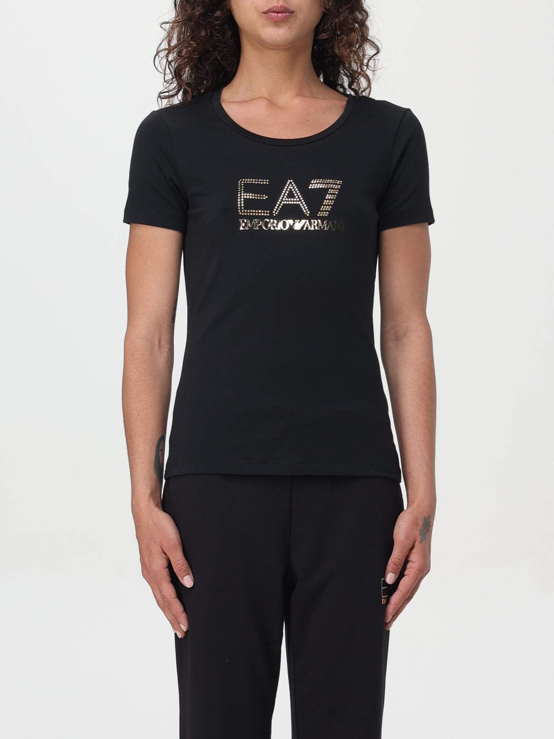 EA7 T-Shirt EA7 Woman color Black