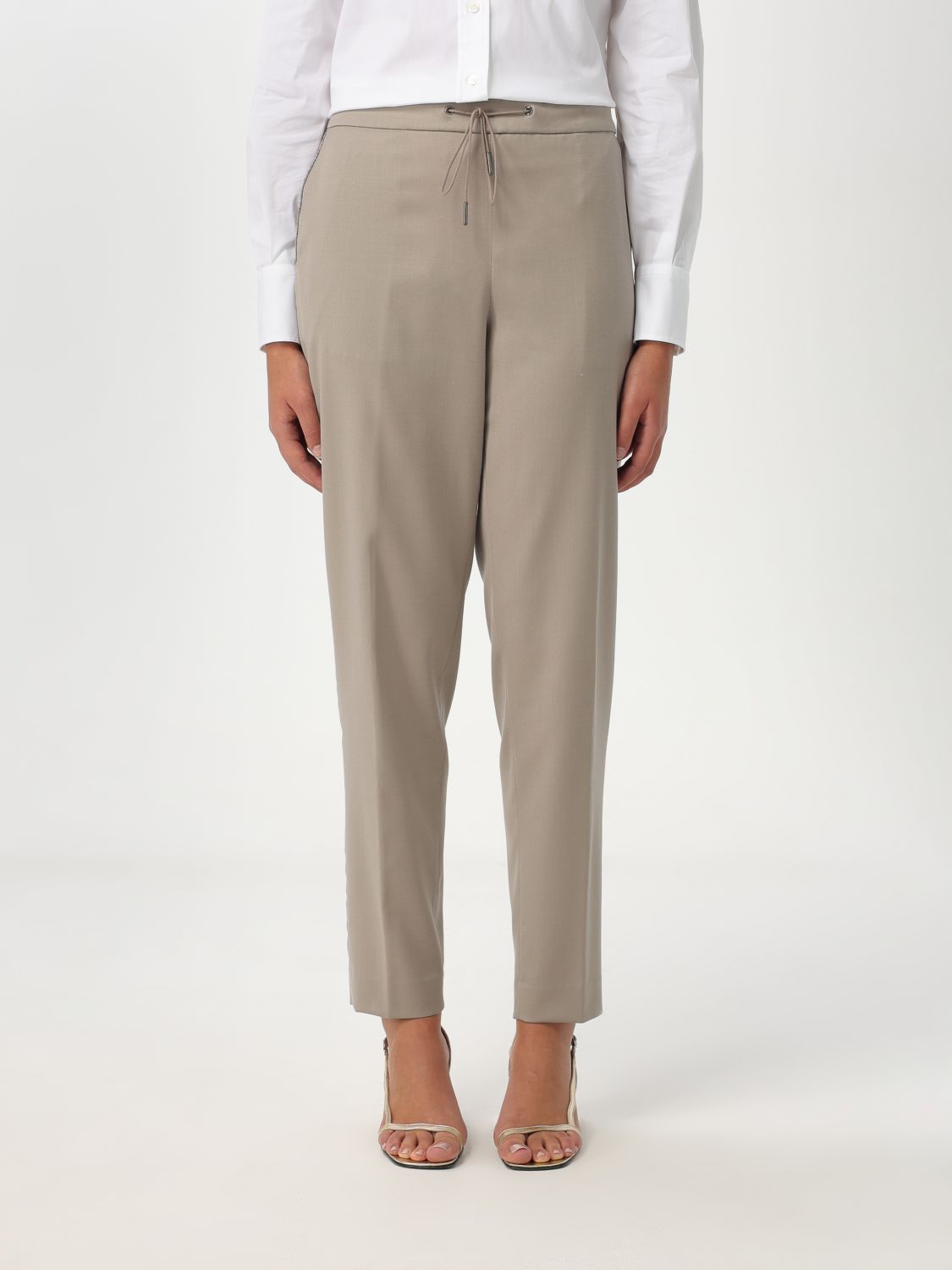 Fabiana Filippi Trousers FABIANA FILIPPI Woman colour Ecru