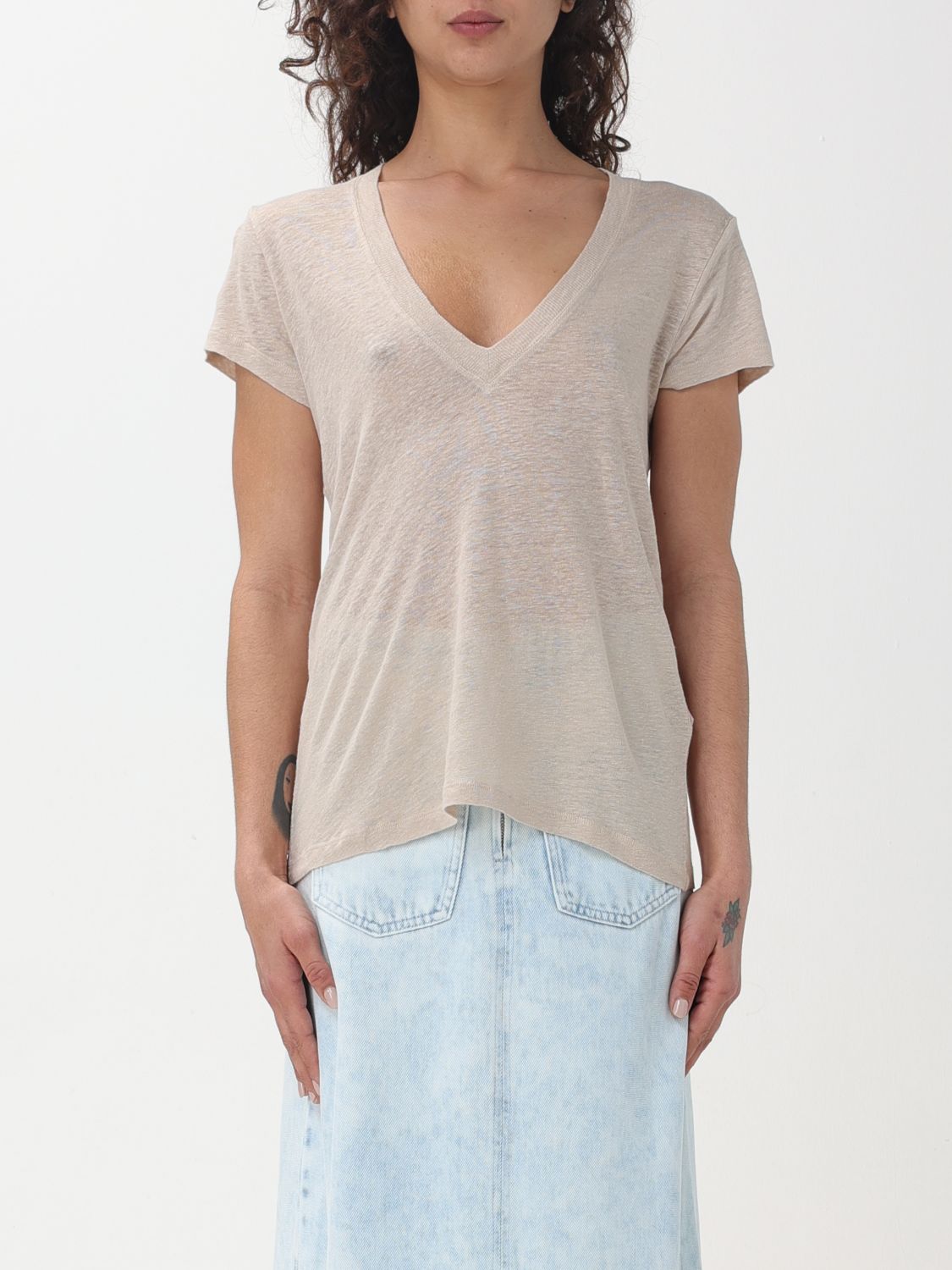 Iro T-Shirt IRO Woman colour Beige