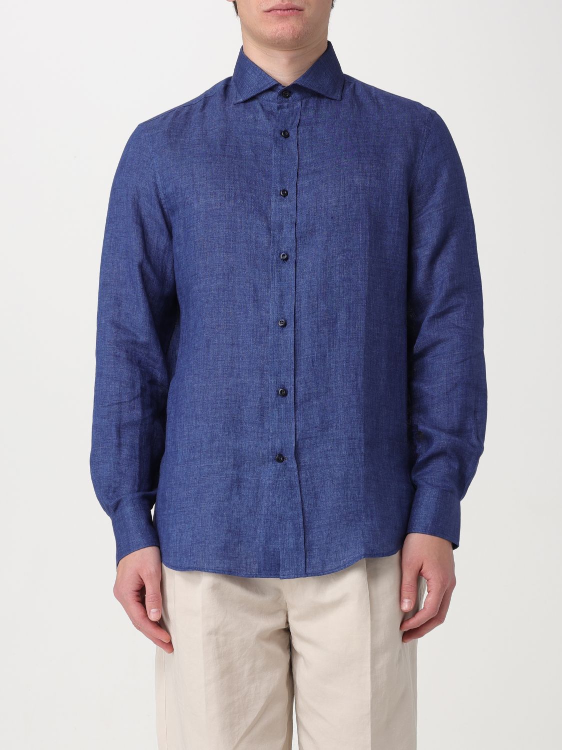 Brunello Cucinelli Shirt BRUNELLO CUCINELLI Men colour Blue