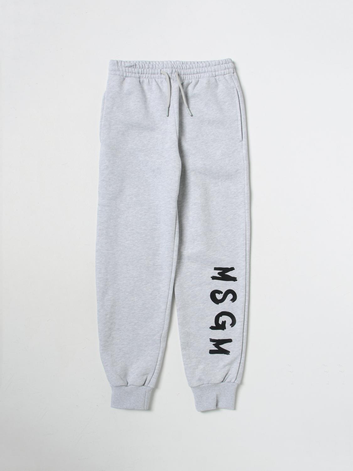 Msgm Kids Trousers MSGM KIDS Kids colour Grey