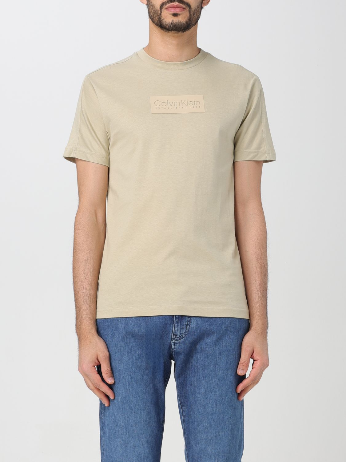 Calvin Klein T-Shirt CALVIN KLEIN Men colour Beige