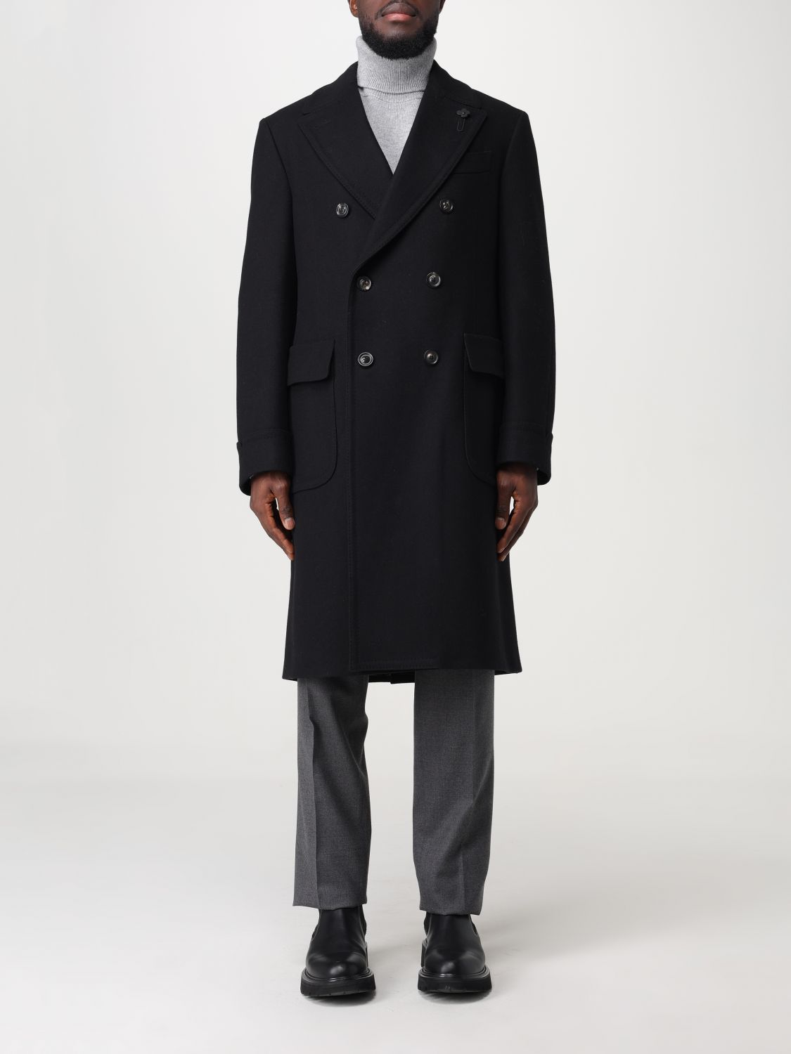 Lardini Coat LARDINI Men colour Black