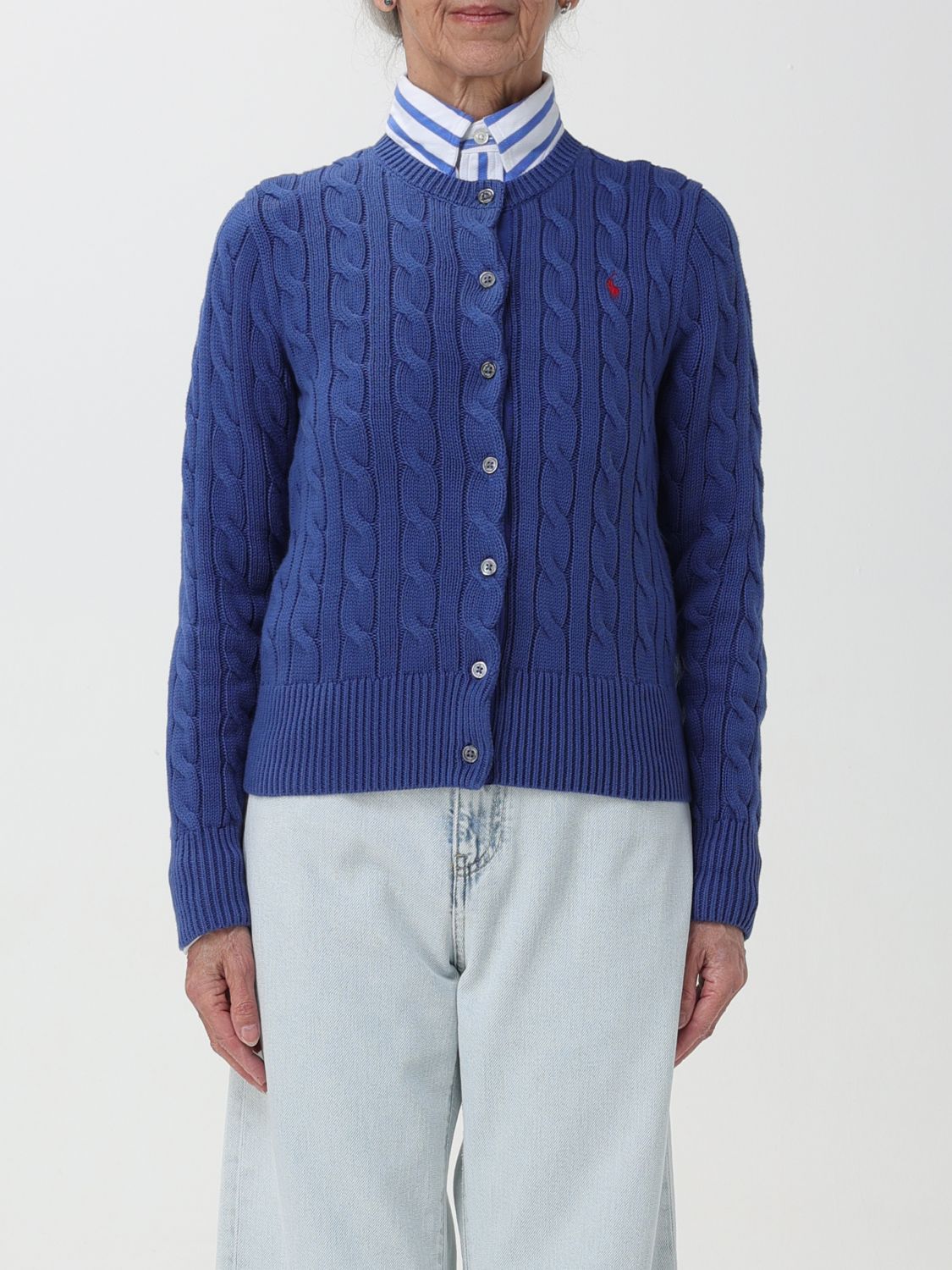 Polo Ralph Lauren Cardigan POLO RALPH LAUREN Woman colour Blue