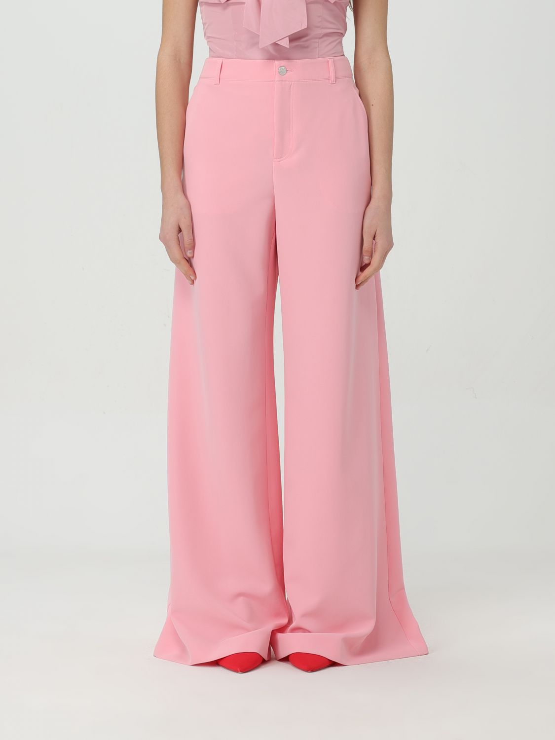 Moschino Jeans Trousers MOSCHINO JEANS Woman colour Pink