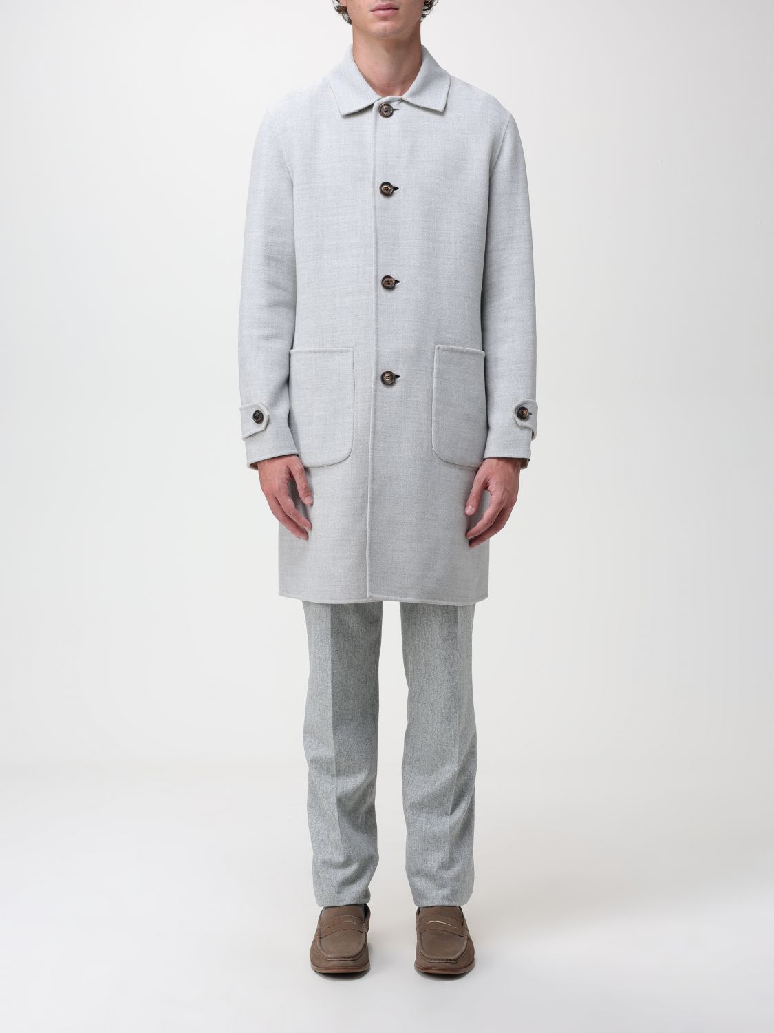 Eleventy Coat ELEVENTY Men colour Grey