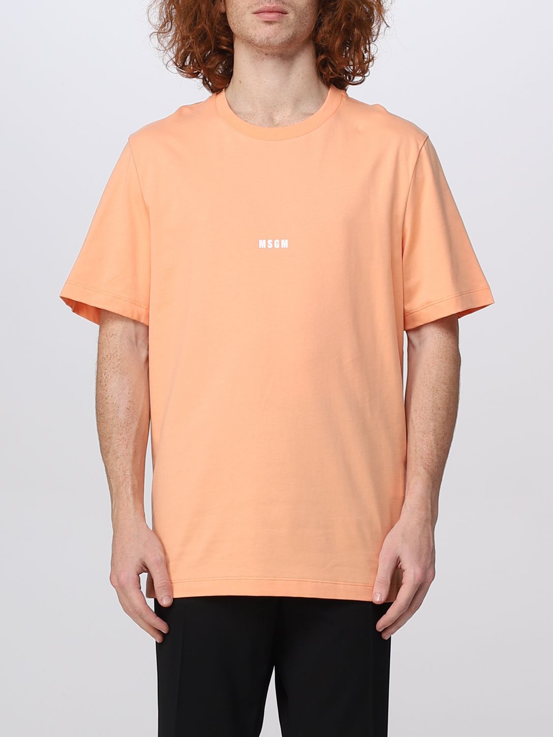 Msgm T-Shirt MSGM Men colour Peach