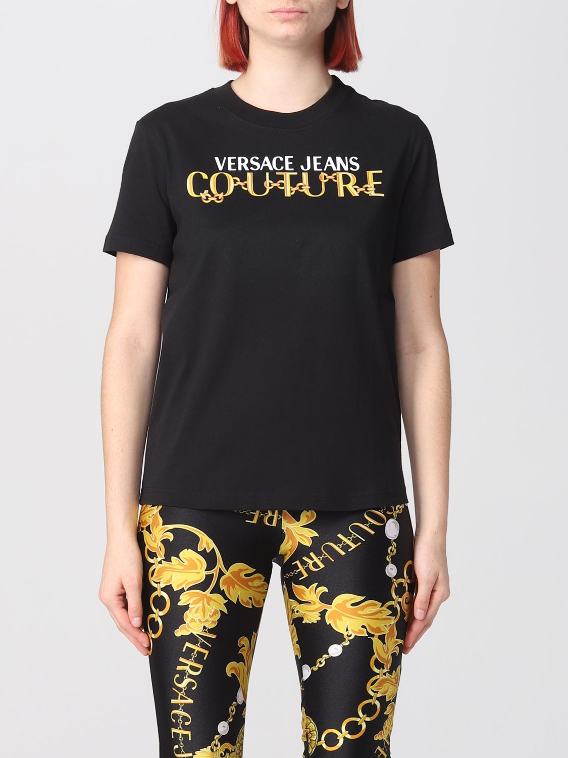 Versace Jeans Couture T-Shirt VERSACE JEANS COUTURE Woman colour Black