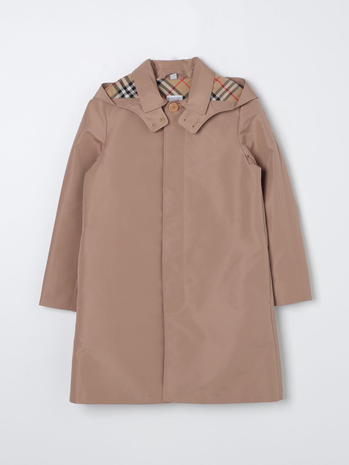 Burberry Kids Coat BURBERRY KIDS Kids colour Beige