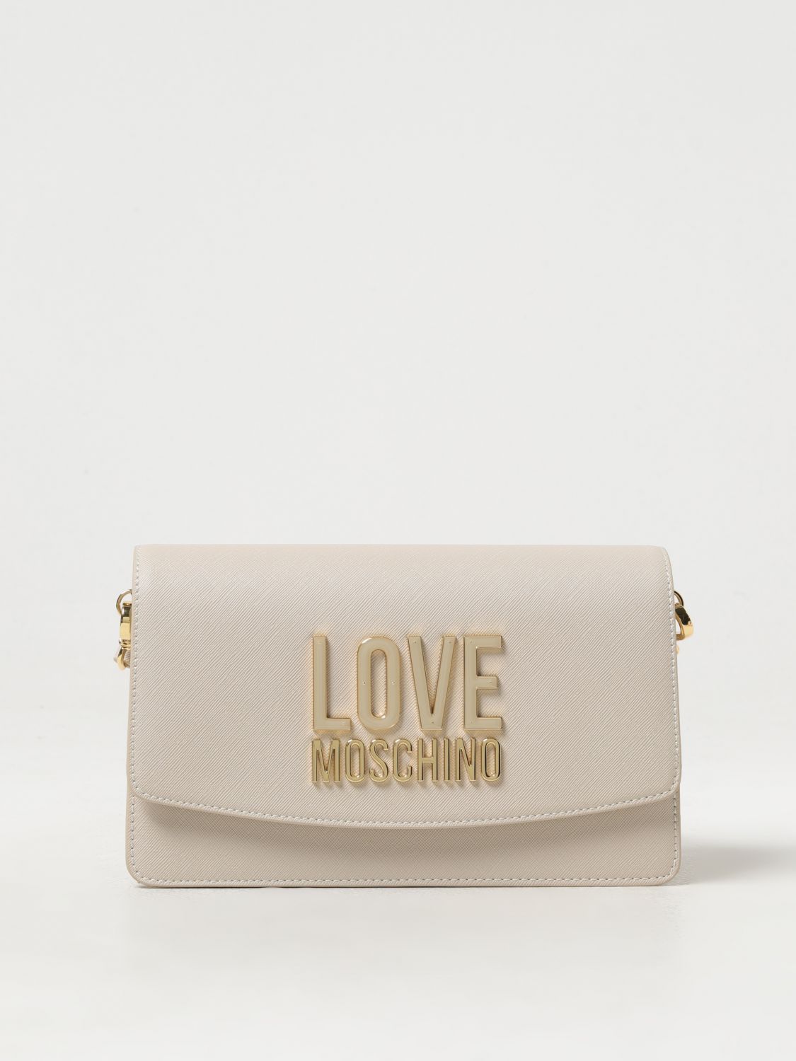 Love Moschino Crossbody Bags LOVE MOSCHINO Woman colour Ivory