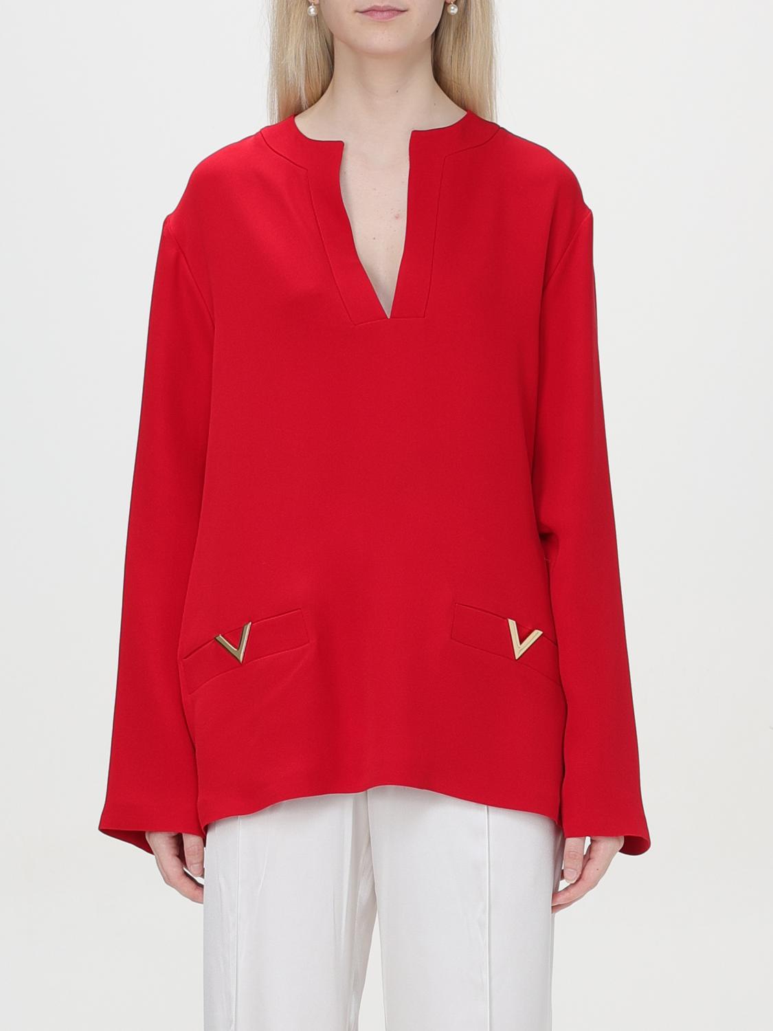 Valentino Top VALENTINO Woman color Red