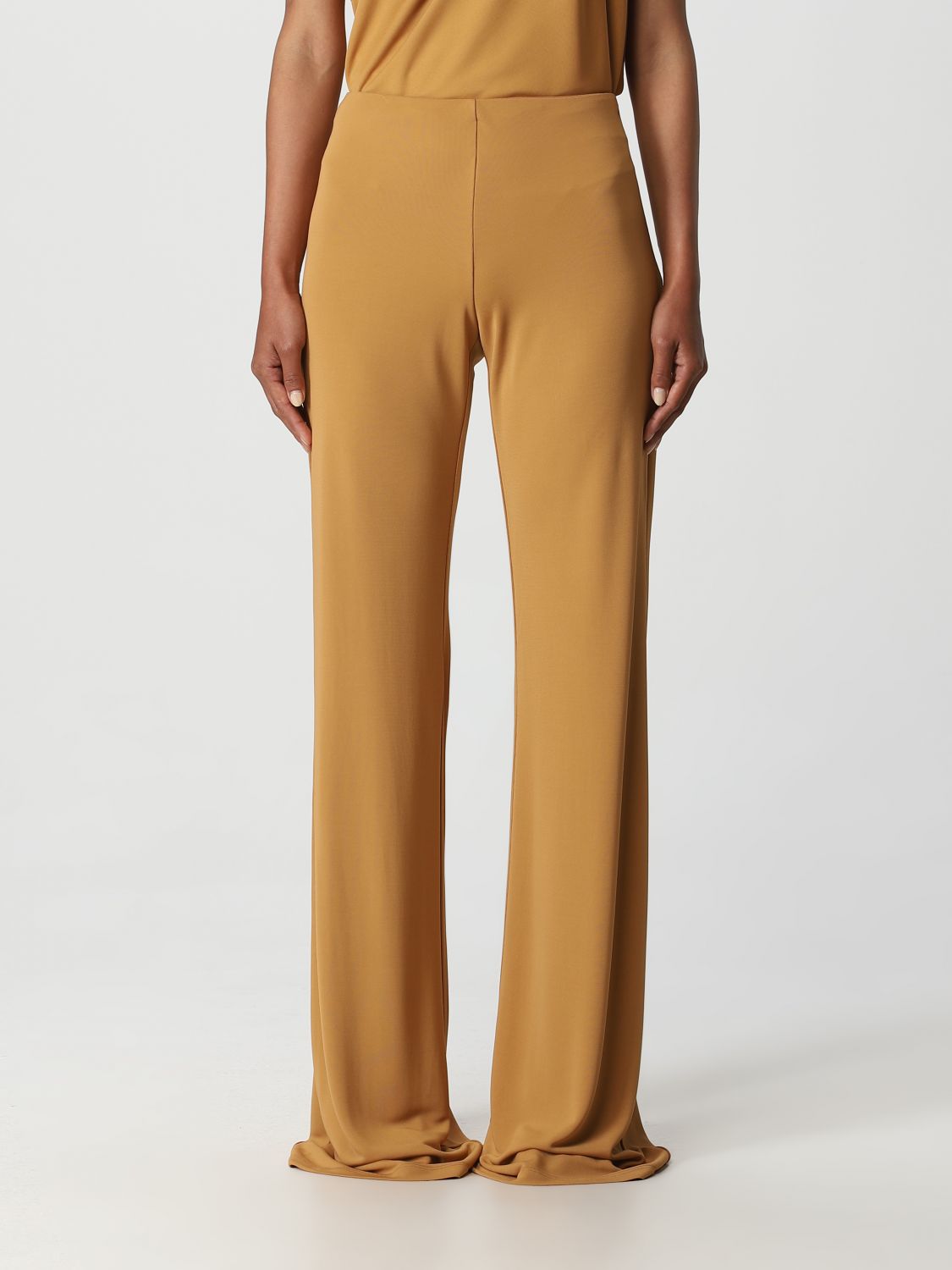 Alberta Ferretti Trousers ALBERTA FERRETTI Woman colour Camel