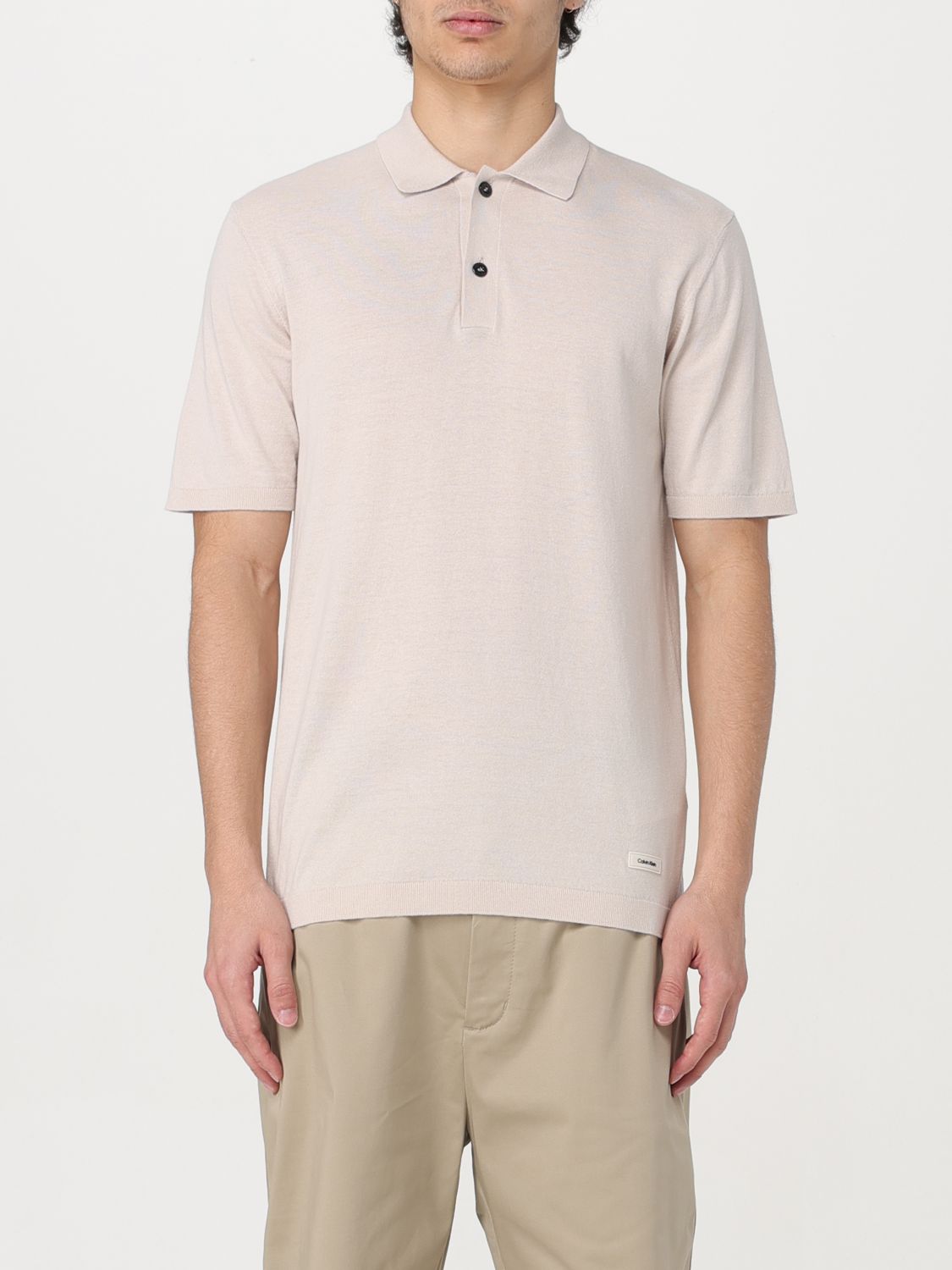 Calvin Klein Polo Shirt CALVIN KLEIN Men colour Beige