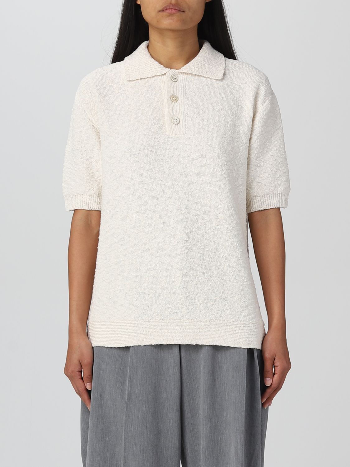 Maison Margiela Polo Shirt MAISON MARGIELA Woman colour White