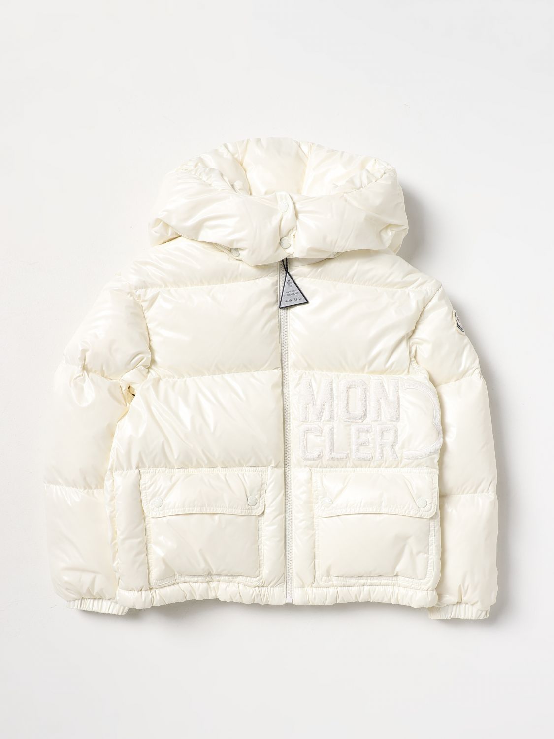 Moncler Jacket MONCLER Kids colour Cream