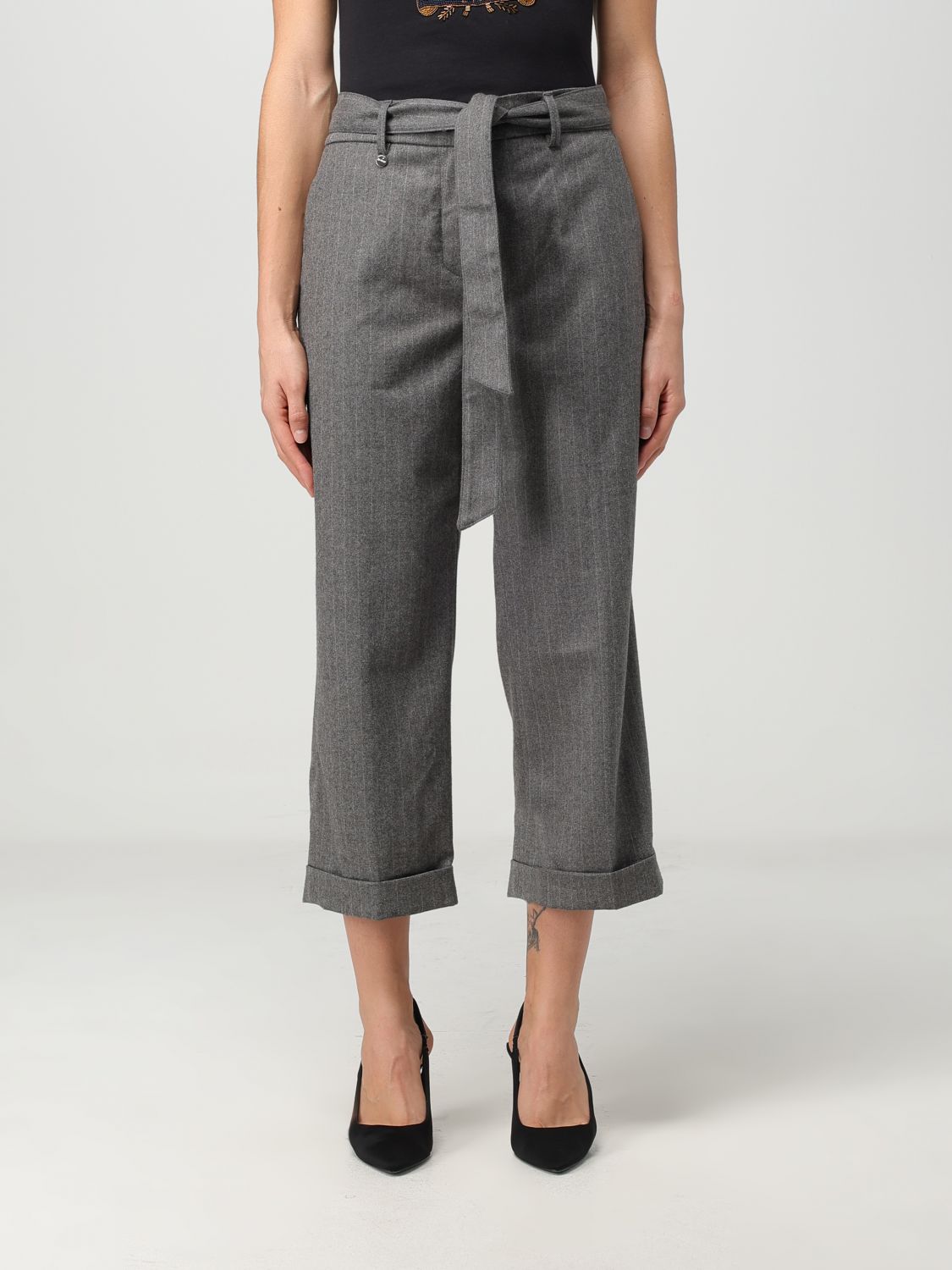 Re-Hash Trousers RE-HASH Woman colour Grey