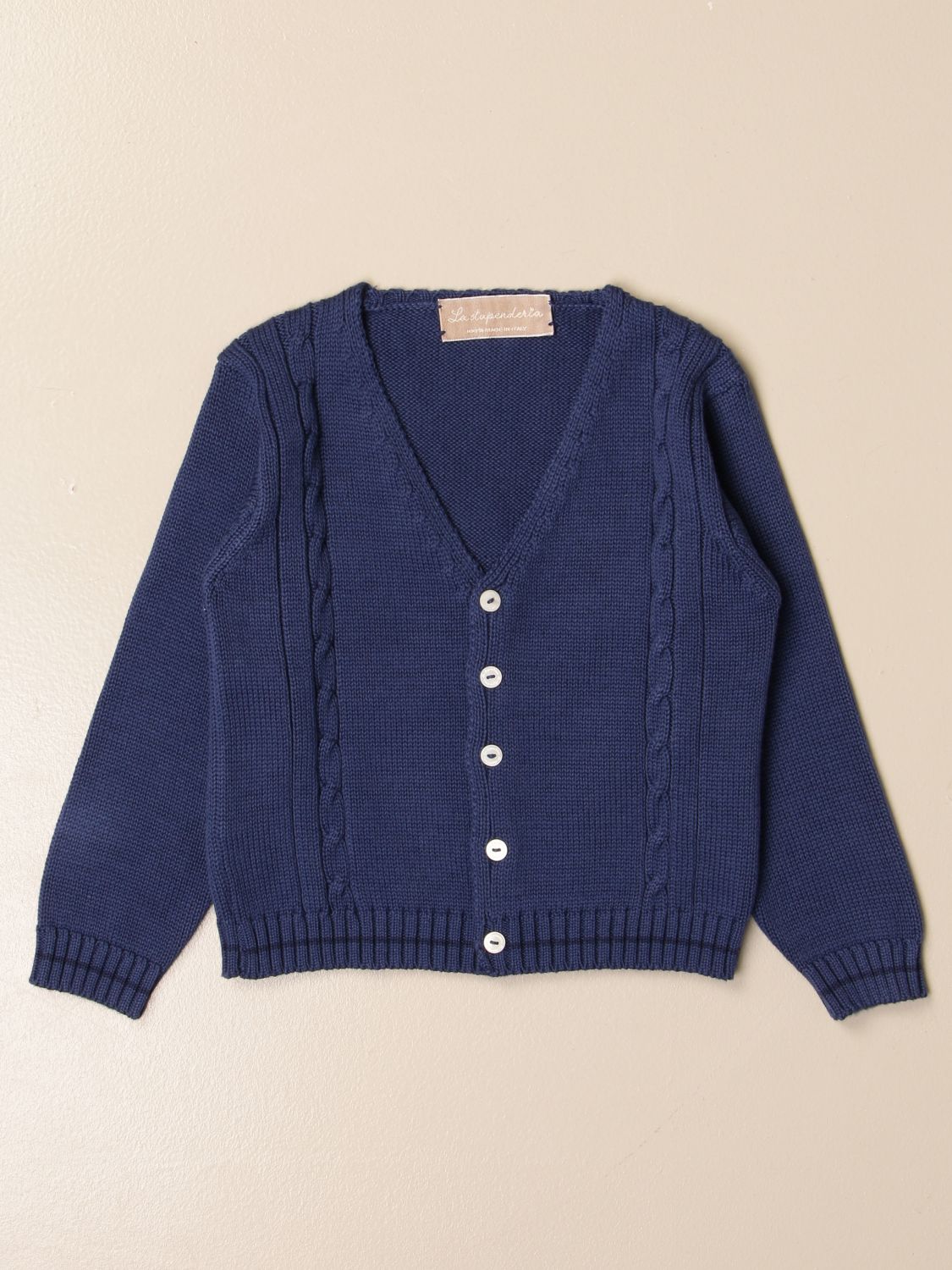 La Stupenderia Jumper LA STUPENDERIA Kids colour Blue 1