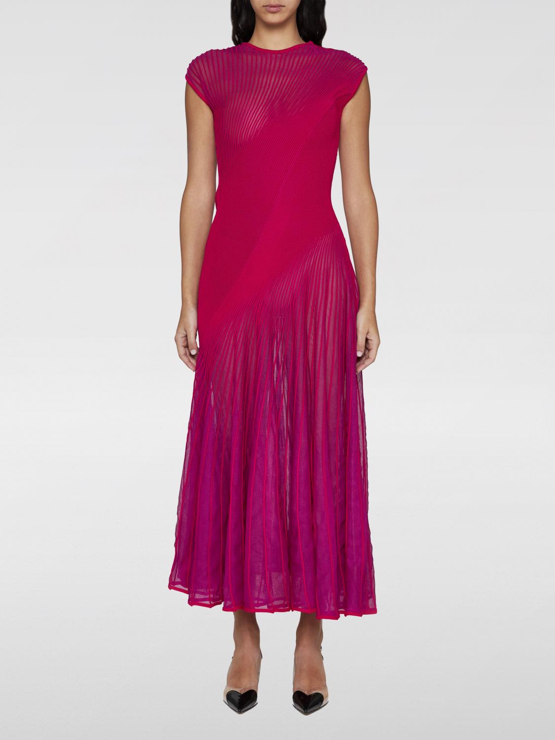 Alaïa Dress ALAÏA Woman color Fuchsia