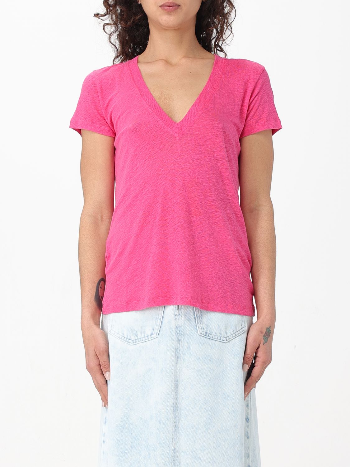 Iro T-Shirt IRO Woman colour Fuchsia