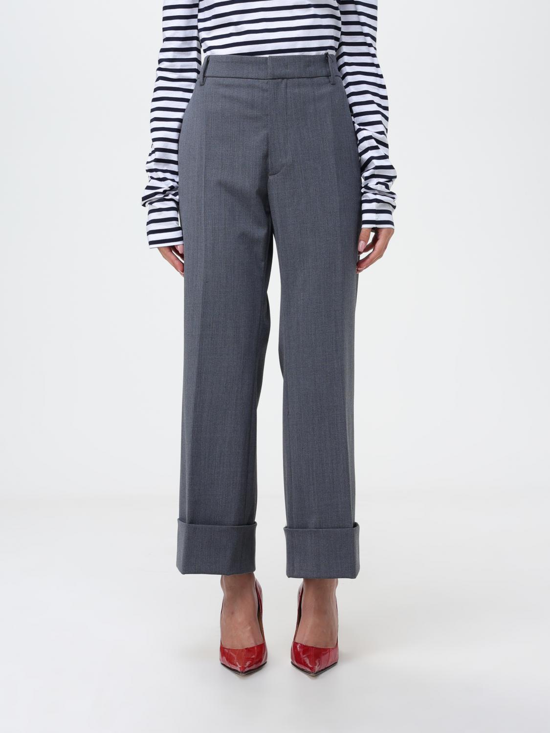 N° 21 Trousers N° 21 Woman colour Grey