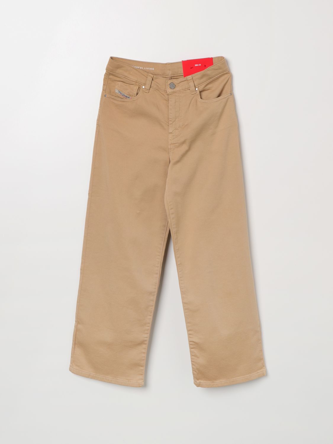 Diesel Trousers DIESEL Kids colour Beige