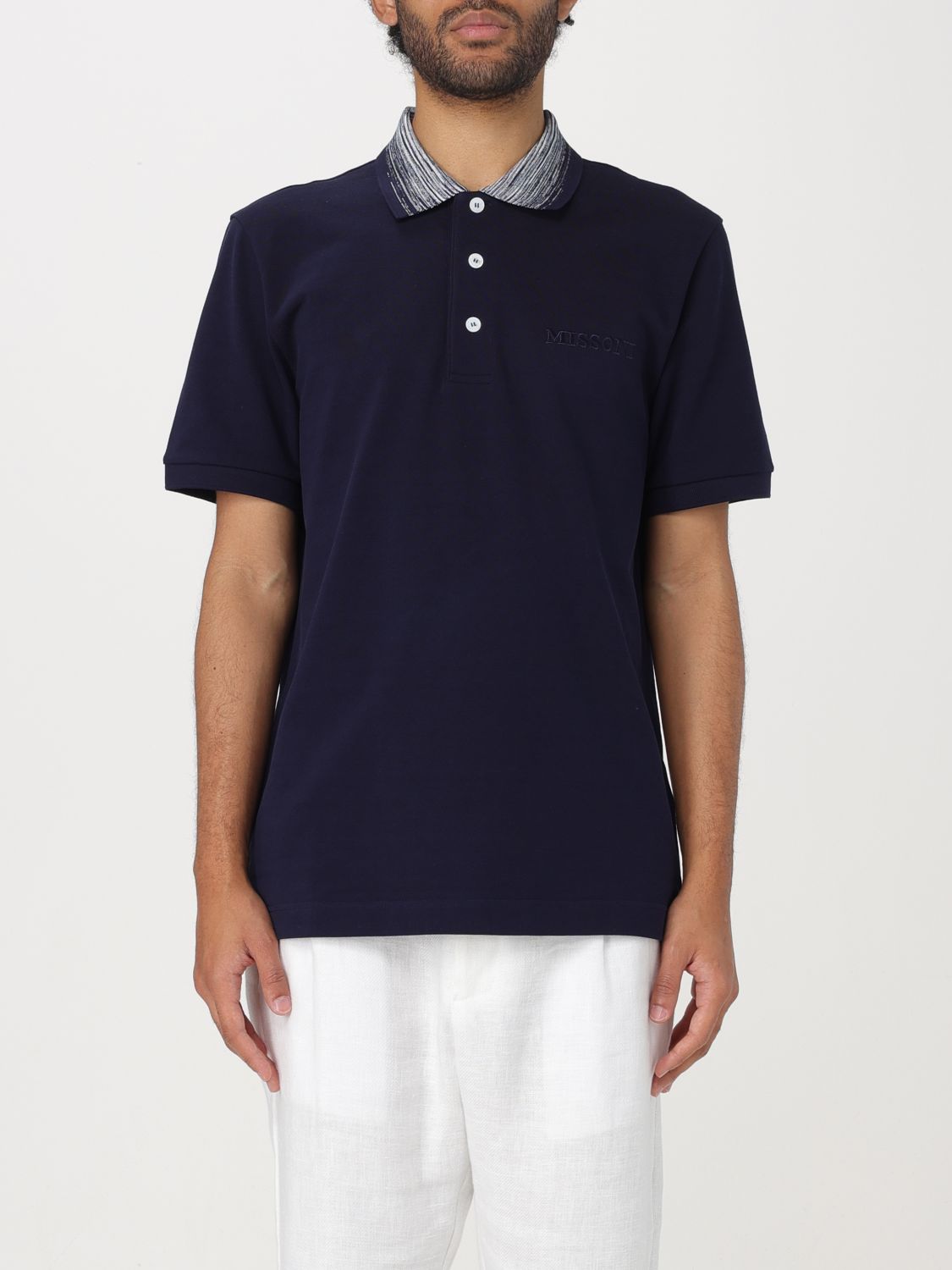 Missoni Polo Shirt MISSONI Men colour Blue