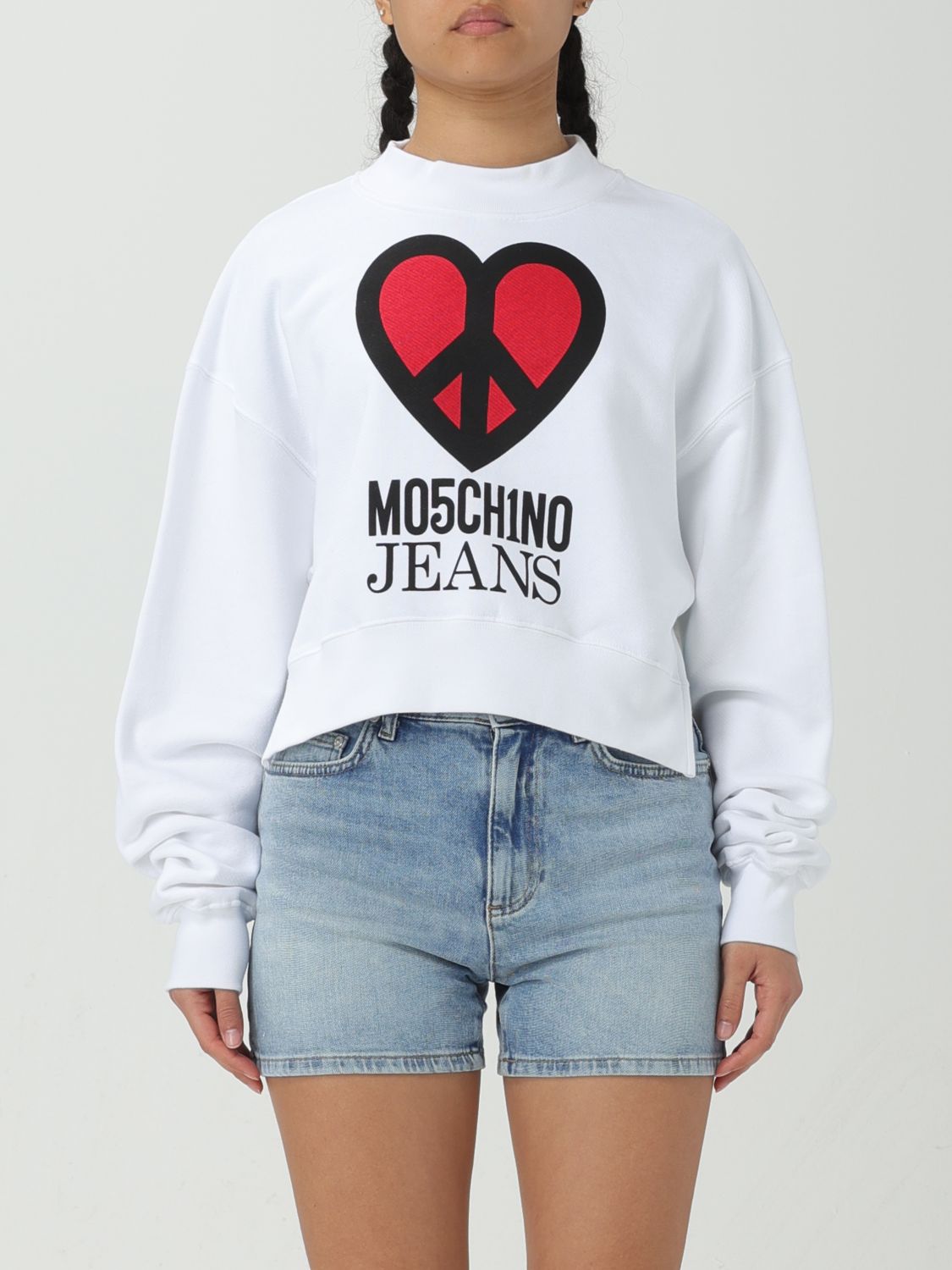 Moschino Jeans Jumper MOSCHINO JEANS Woman colour White