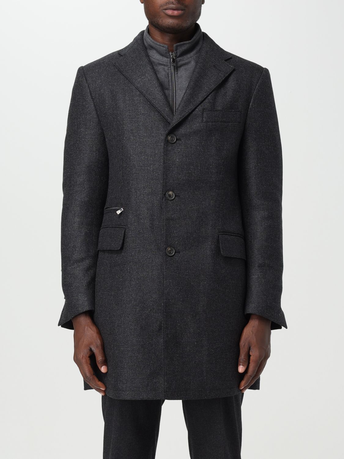 Corneliani Coat CORNELIANI Men colour Grey