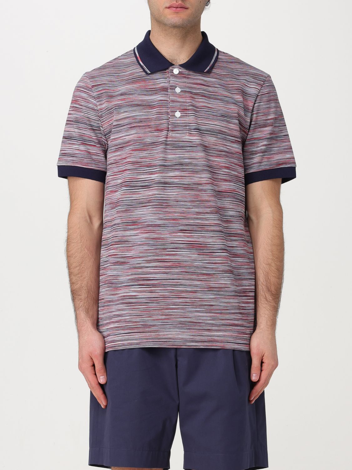 Missoni Polo Shirt MISSONI Men colour Red