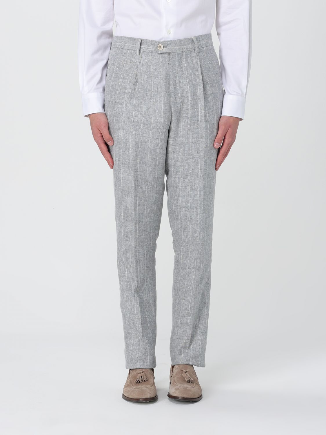 Brunello Cucinelli Trousers BRUNELLO CUCINELLI Men colour Grey