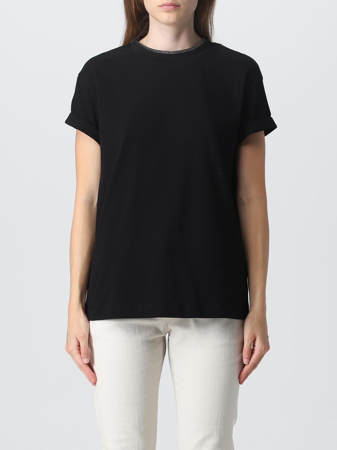 Brunello Cucinelli T-Shirt BRUNELLO CUCINELLI Woman colour Black