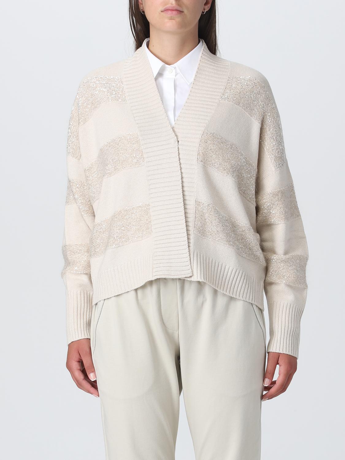 Brunello Cucinelli Cardigan BRUNELLO CUCINELLI Woman colour Beige