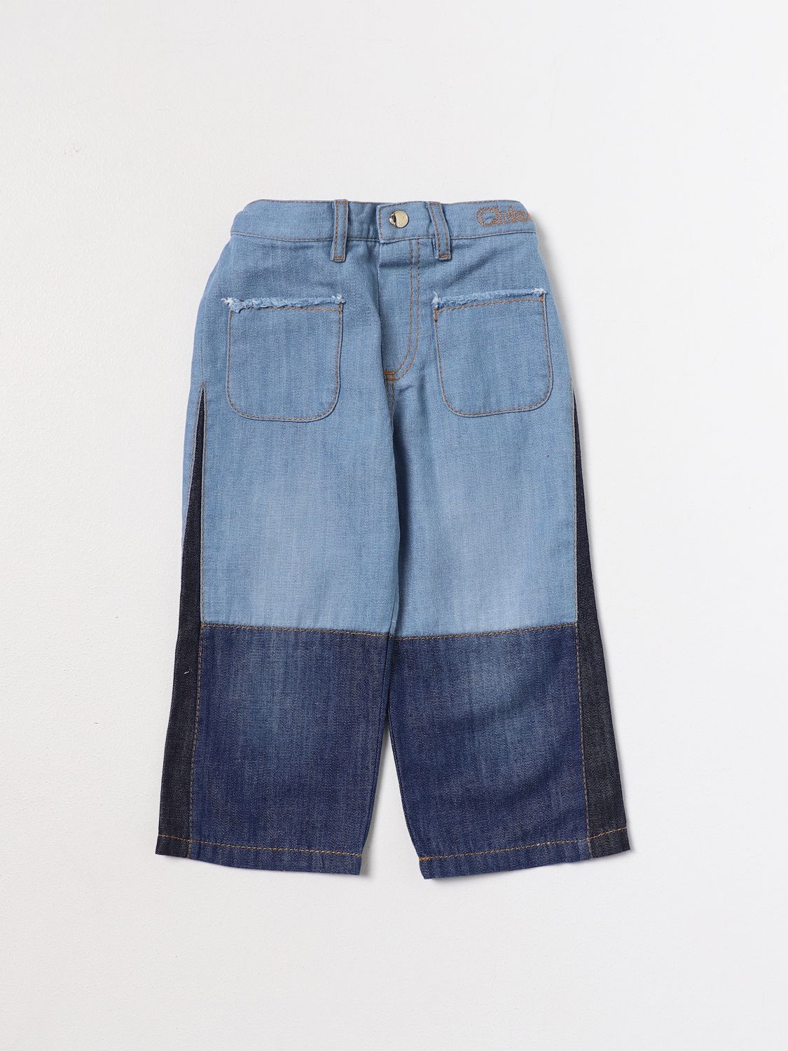 Chloé Jeans CHLOÉ Kids colour Blue