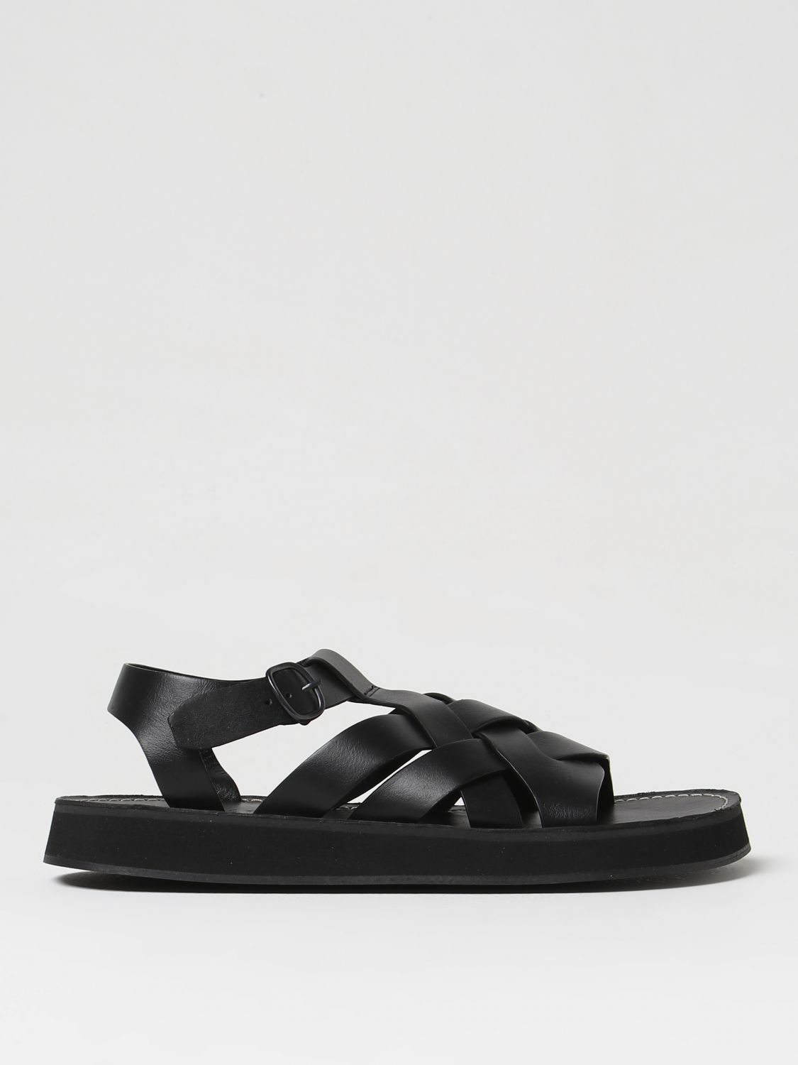 Hereu Flat Sandals HEREU Woman colour Black