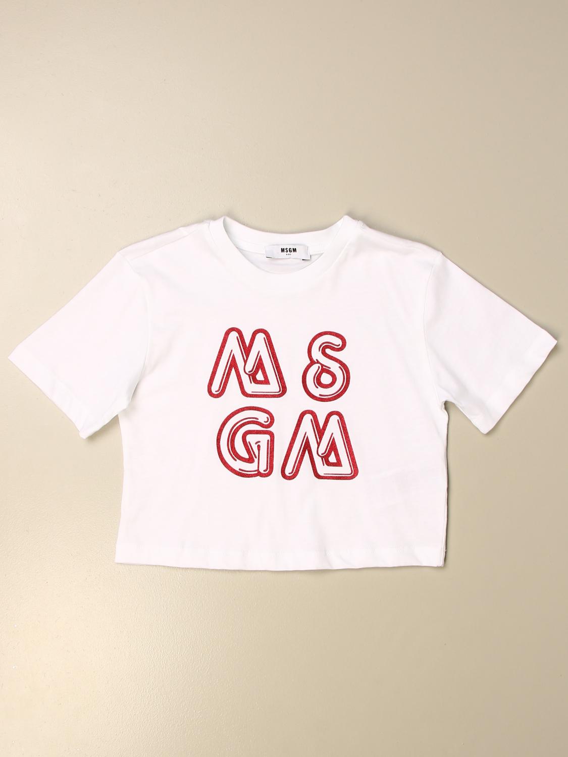 Msgm Kids Msgm Kids T-shirt with logo print