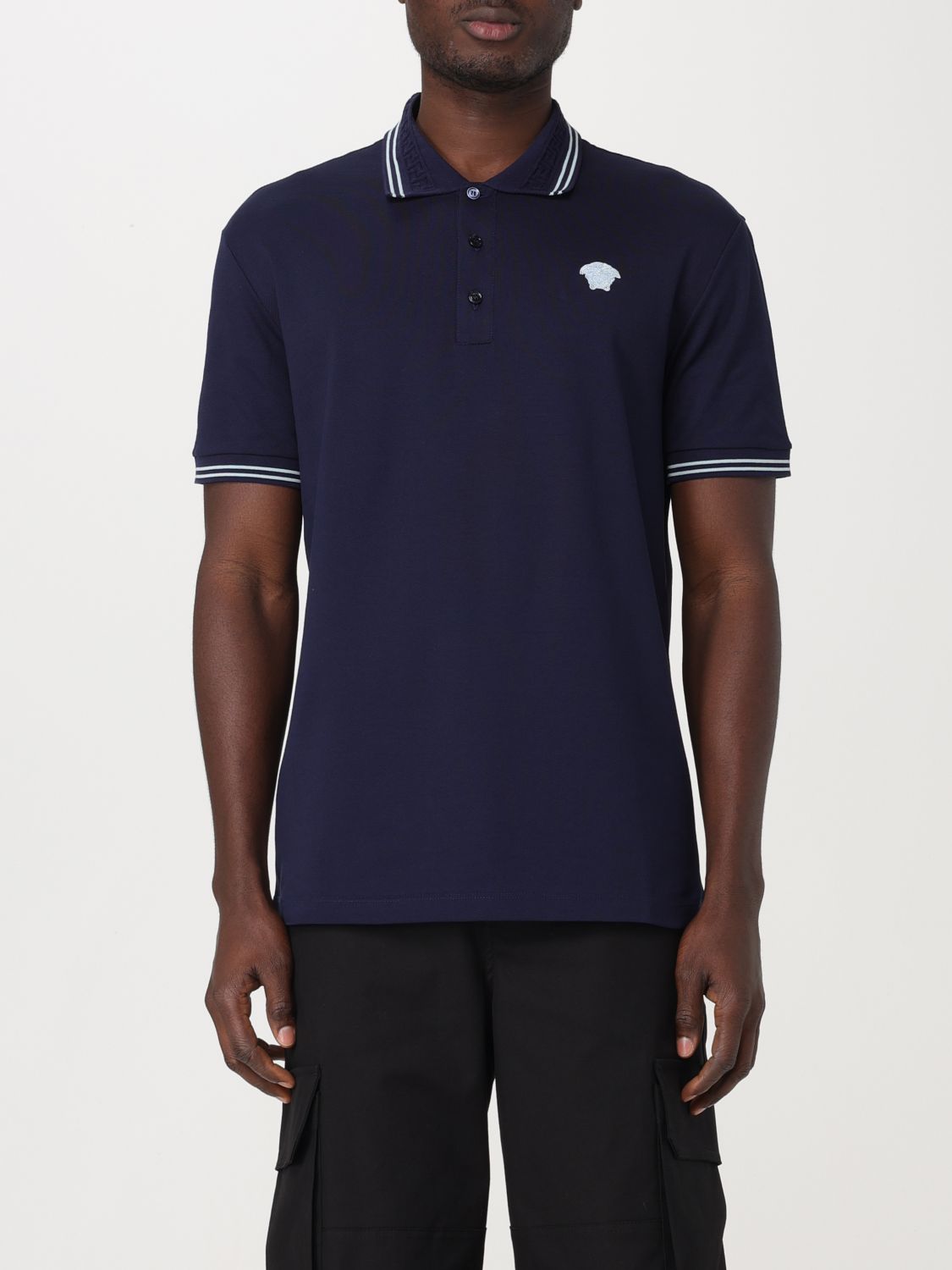 Versace Polo Shirt VERSACE Men colour Blue