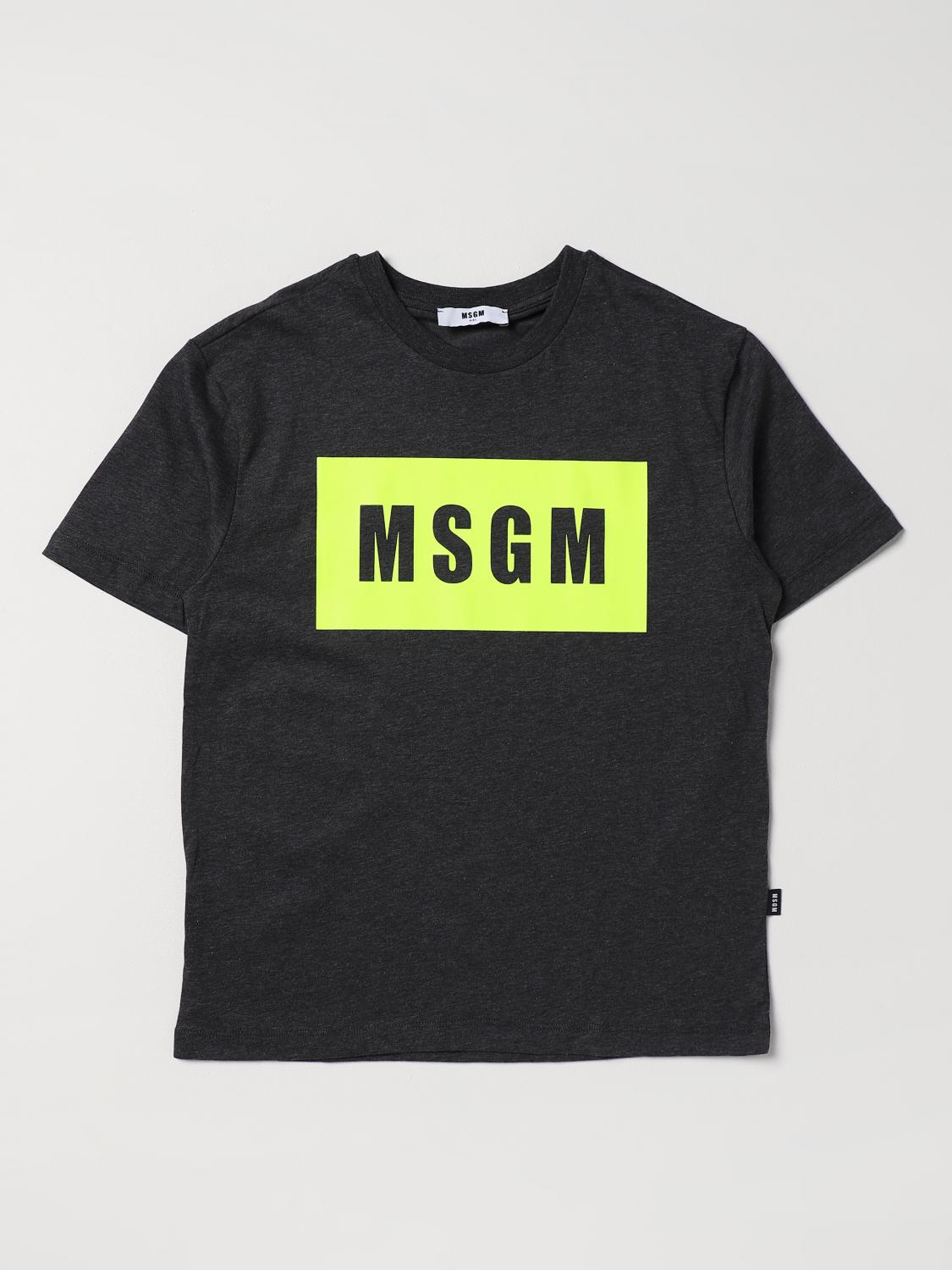 Msgm Kids T-Shirt MSGM KIDS Kids colour Grey