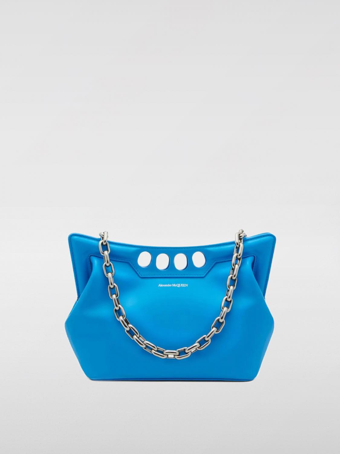 Alexander McQueen Shoulder Bag ALEXANDER MCQUEEN Woman color Blue