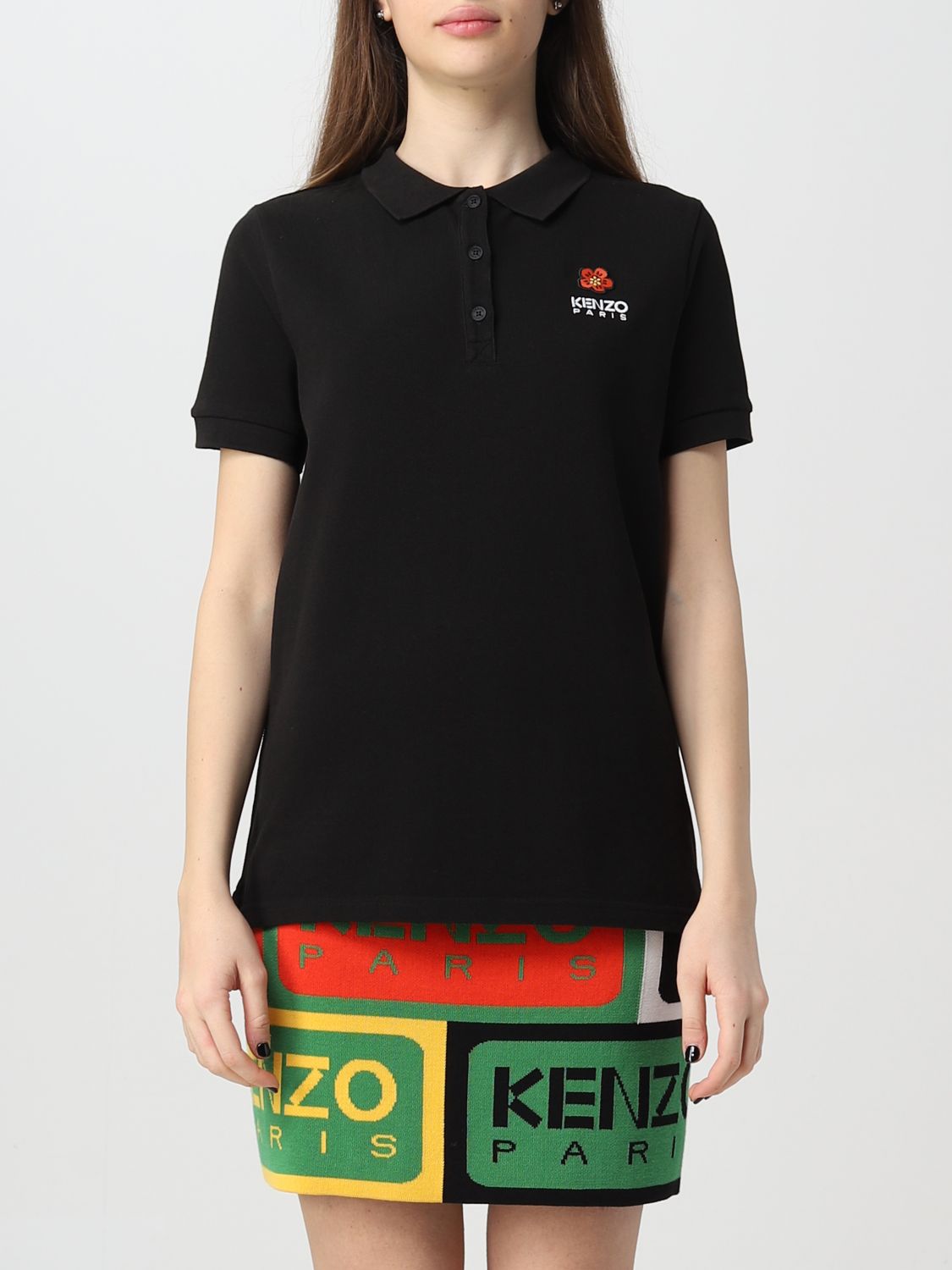 Kenzo Polo Shirt KENZO Woman colour Black