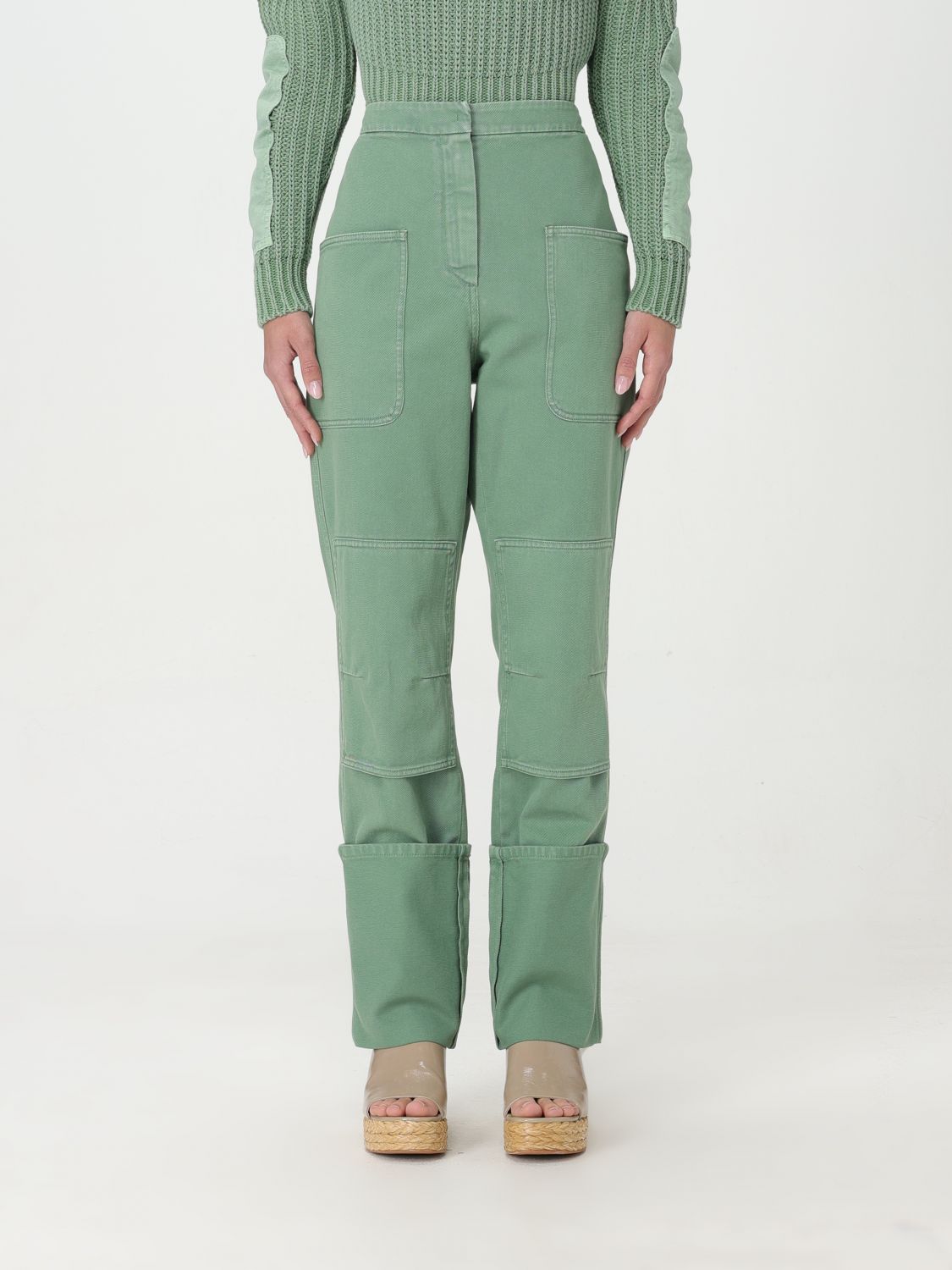 Max Mara Trousers MAX MARA Woman colour Green