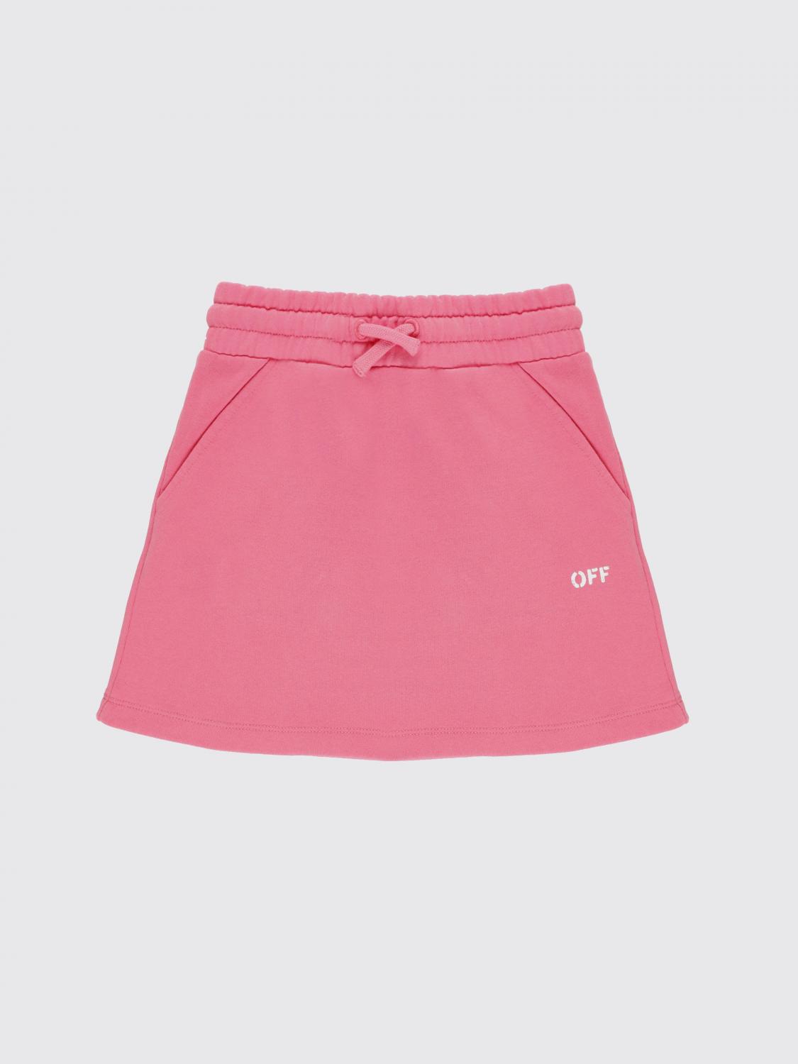 Off-White Kids Skirt OFF-WHITE KIDS Kids color Fuchsia