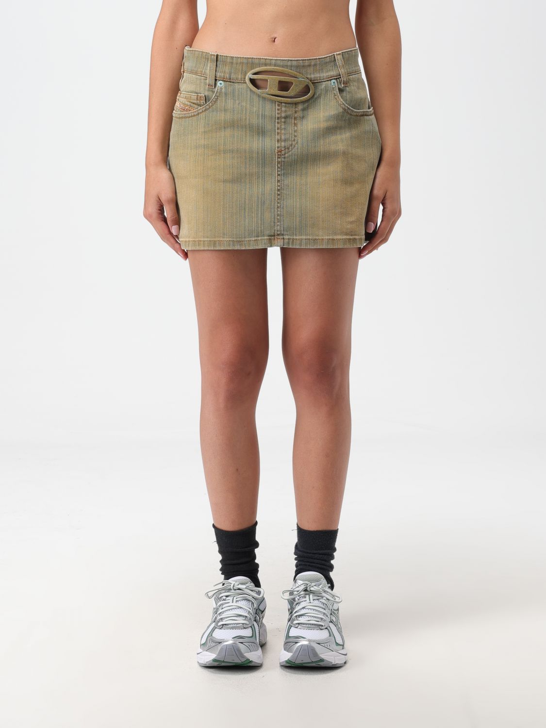 Diesel Skirt DIESEL Woman colour Denim