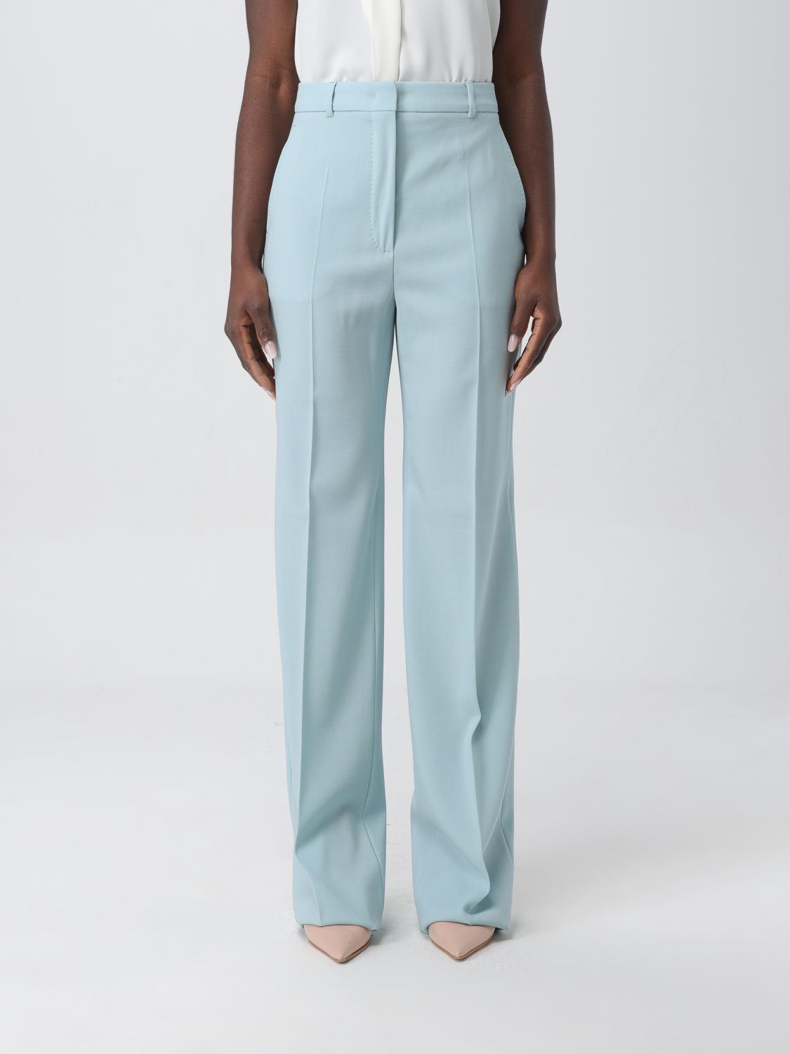 Max Mara Trousers MAX MARA Woman colour Water